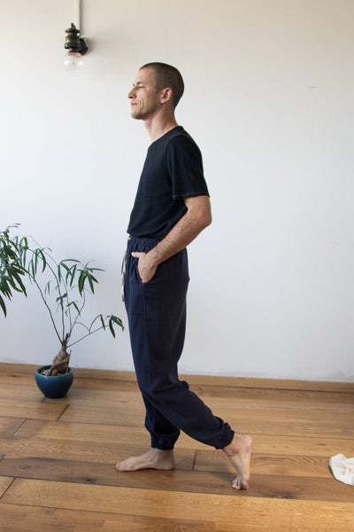 Unisex hemp yoga pants | comfortable clothing from natural fabrics | contact improvisation | wide dancing pants